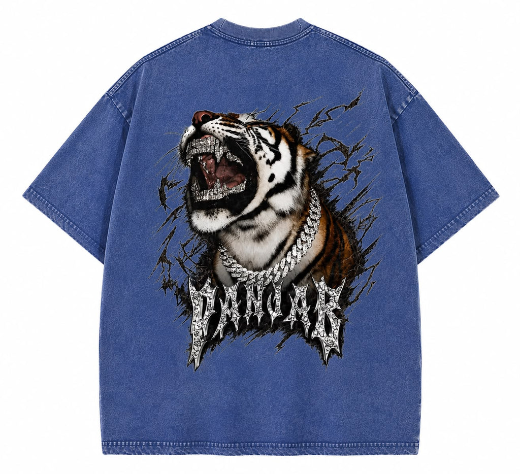 Preedal graphic t-shirts lion punjab