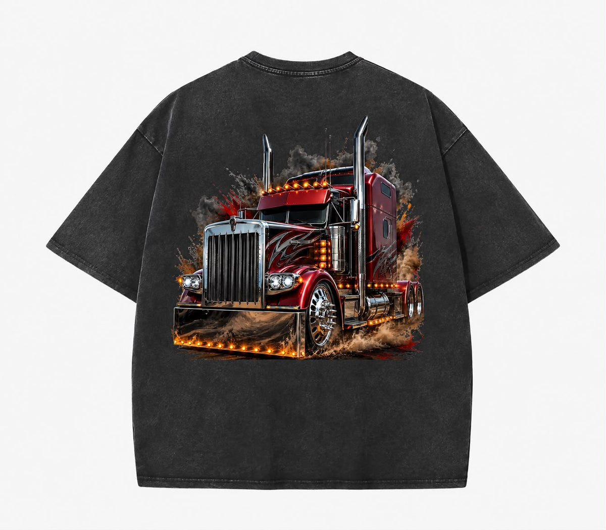 Preedal graphic t-shirts for truckers